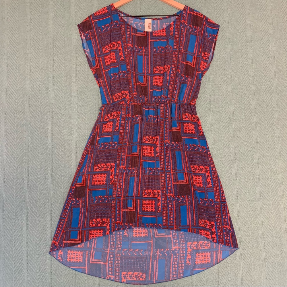 Birdcage Geometric Dress
